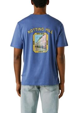 T-shirt Pepe Jeans Sion bleu pour homme