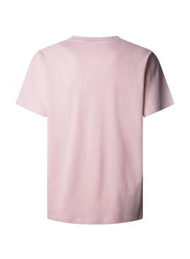 T-shirt Pepe Jeans Eggo rose pour homme