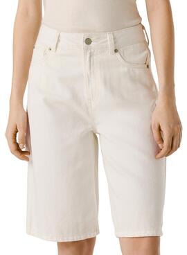 Bermudes Pepe Jeans Lexa blanc pour femme