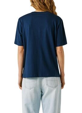 Maillot Pepe Jeans Maca bleu pour femme