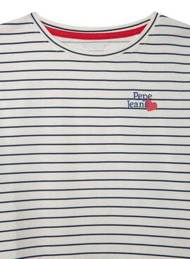 T-shirt Pepe Jeans Gertrudis rayée pour fille