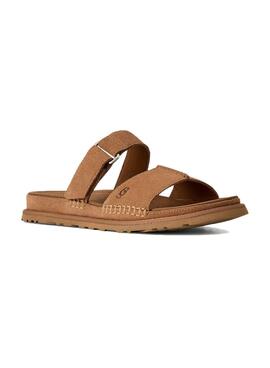 Sandales UGG GoldenGaze Slide Chestnut pour femme