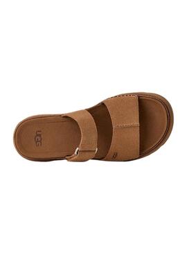 Sandales UGG GoldenGaze Slide Chestnut pour femme