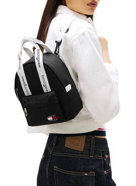 Sac à dos Tommy Jeans Essential mini noir pour femme
