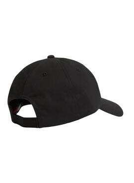 Casquette Tommy Jeans Linear Logo noire pour homme