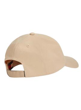 Casquette Tommy Jeans Linear Logo beige pour homme