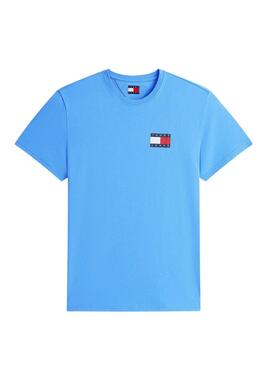 Maillot Tommy Jeans Essential Flag bleu pour homme