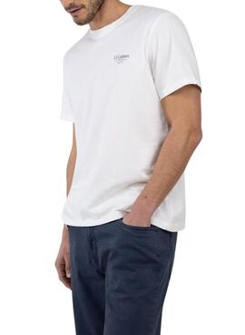 T-shirt El Ganso Pois blanc pour homme