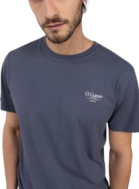 T-shirt Le Ganso Poissons bleu pour homme