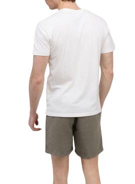 T-shirt El Ganso Dyed blanc pour homme