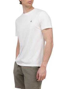 T-shirt El Ganso Dyed blanc pour homme
