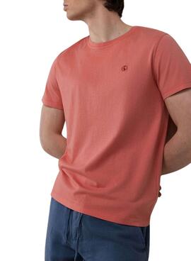 T-shirt El Ganso Dyed corail pour homme