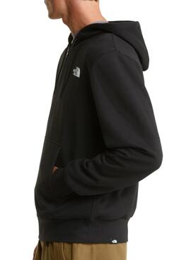 Veste de survêtement The North Face noire pour homme.