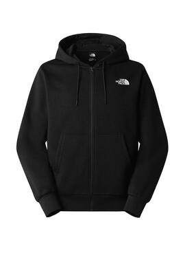 Veste de survêtement The North Face noire pour homme.
