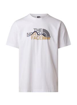 T-shirt The North Face Line blanc pour homme