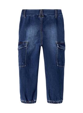 Pantalon denim Name It Ben bleu foncé pour garçon