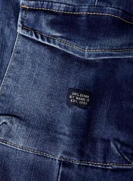 Pantalon denim Name It Ben bleu foncé pour garçon