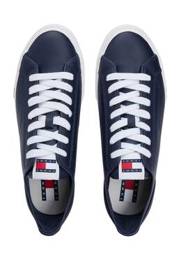 Chaussures Tommy Jeans en cuir Archive avec logo marin pour homme