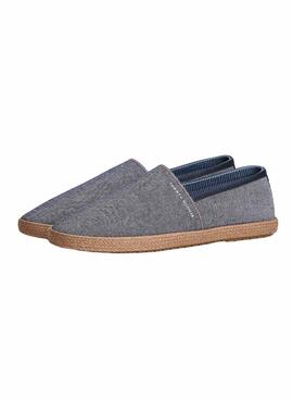 Espadrilles Tommy Hilfiger en chambray marine pour homme