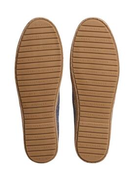 Espadrilles Tommy Hilfiger en chambray marine pour homme