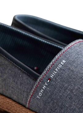 Espadrilles Tommy Hilfiger en chambray marine pour homme