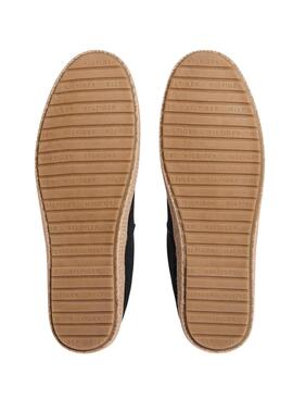 Espadrilles Tommy Hilfiger Core avec logo noir pour homme