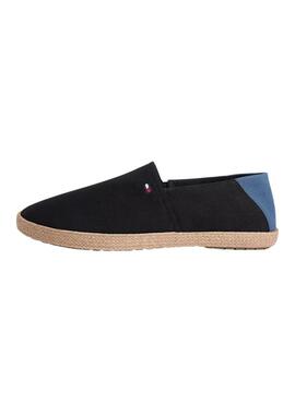 Espadrilles Tommy Hilfiger Core avec logo noir pour homme