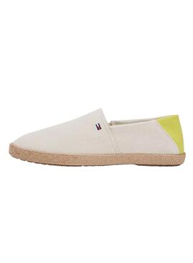 Espadrilles Tommy Hilfiger Core avec logo beige pour homme