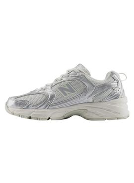 Chaussures New Balance Silver Metallic pour femmes