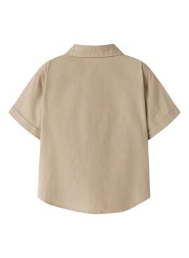 Chemise Name It Filip chameau pour garçon