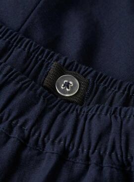 Pantaloncini Name It Filip blu scuro per bambino