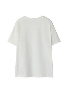 T-shirt Name It Dobs blanc pour garçon