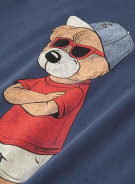 T-shirt Name It Dobs bleue marine pour garçon