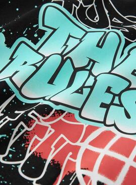 T-shirt Name It Flynn noir pour garçon