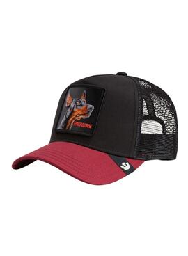 Casquette Goorin Bros Beware noire et rouge pour homme