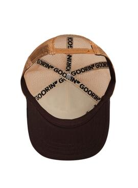 Casquette Goorin Bros Nuts marron et beige pour homme