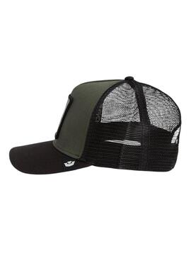 Casquette Goorin Bros Bad boy verte et noire pour homme.