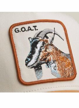 Casquette Goorin Bros The Goat blanc et moutarde pour homme