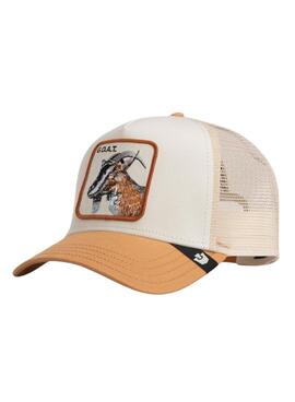 Casquette Goorin Bros The Goat blanc et moutarde pour homme