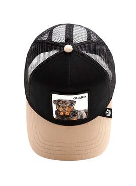 Casquette Goorin Bros The Guard Dog noir et beige pour homme