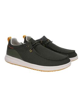 Chaussures Walkin Pitas Kell vertes pour homme