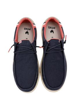 Chaussures de marche Pitas Cana bleu marine pour homme