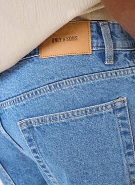 Bermudes Only and Sons Sedge denim moyen pour homme