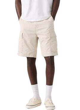 Bermudes Levis Carrier Cargo beige pour homme