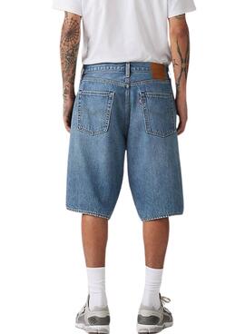 Bermuda en jean Levi's 478 Baggy bleu moyen pour homme
