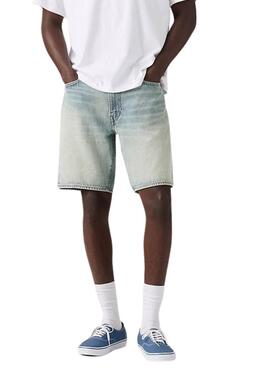 Bermudes en jean Levi's 468 Loose bleu clair pour homme