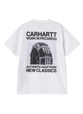 T-shirt Carhartt Sean Hamilton blanc pour homme