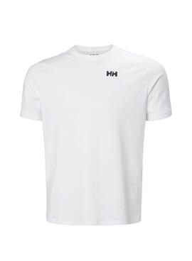 T-shirt Helly Hansen Core blanc pour homme.