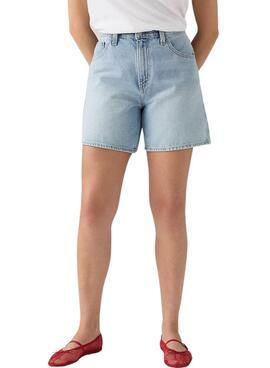 Bermuda en jean Levis High Baggy para mujer
