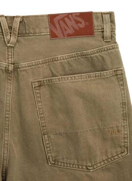 Short en jean Vans vert pour homme.